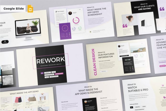Rework Google Slide Template.