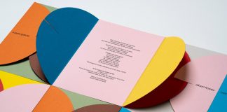 Wedding invitation by graphic design studio Hey