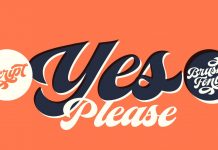 Yes Script — Retro Script Font Yes Script, a funky retro script font by Fenotype.