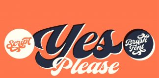 Yes Script, a funky retro script font by Fenotype.