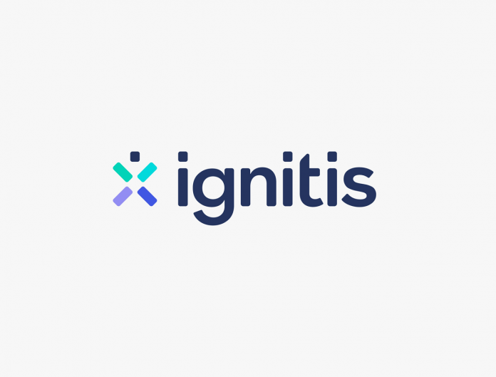 Communication design, branding, and stationery design by Andstudio for Ignitis.