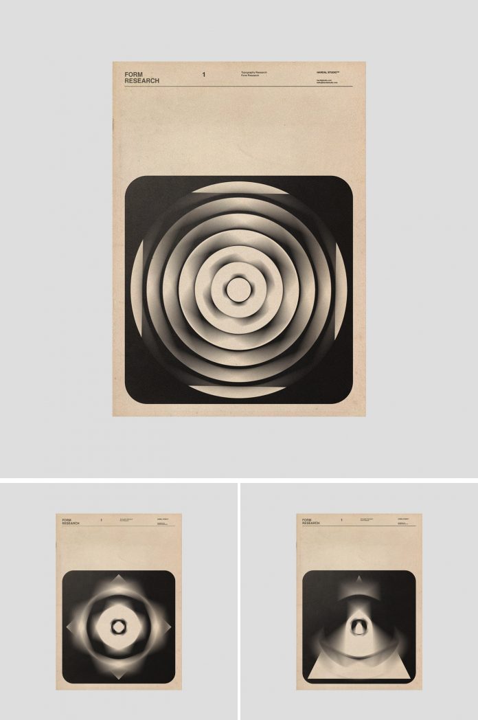 Form research by graphic and type designer Fatih Hardal.