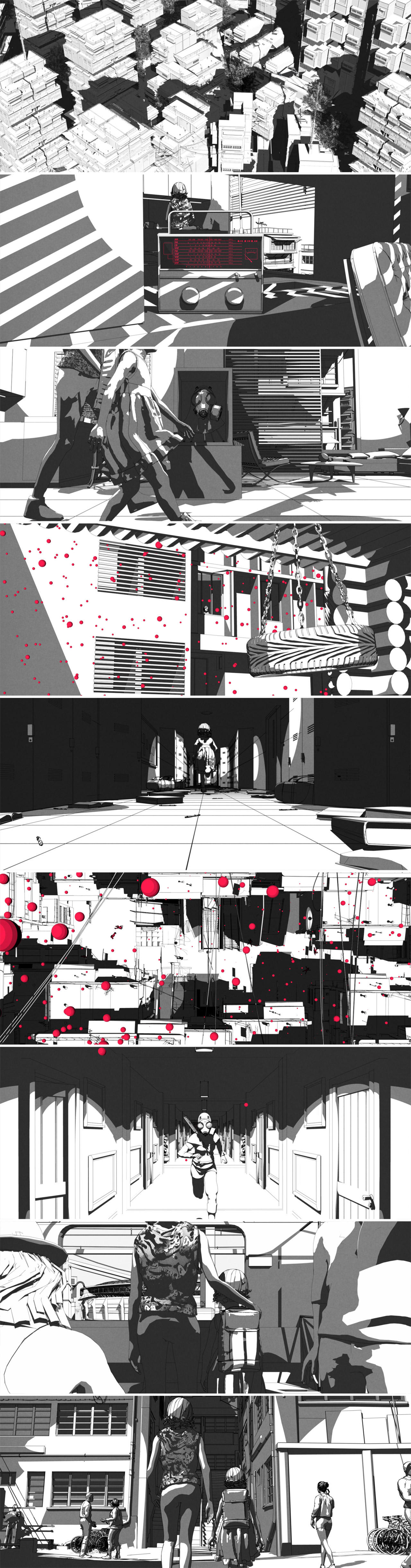 NEVADA, an animated short film by Guillermo Daldovo.
