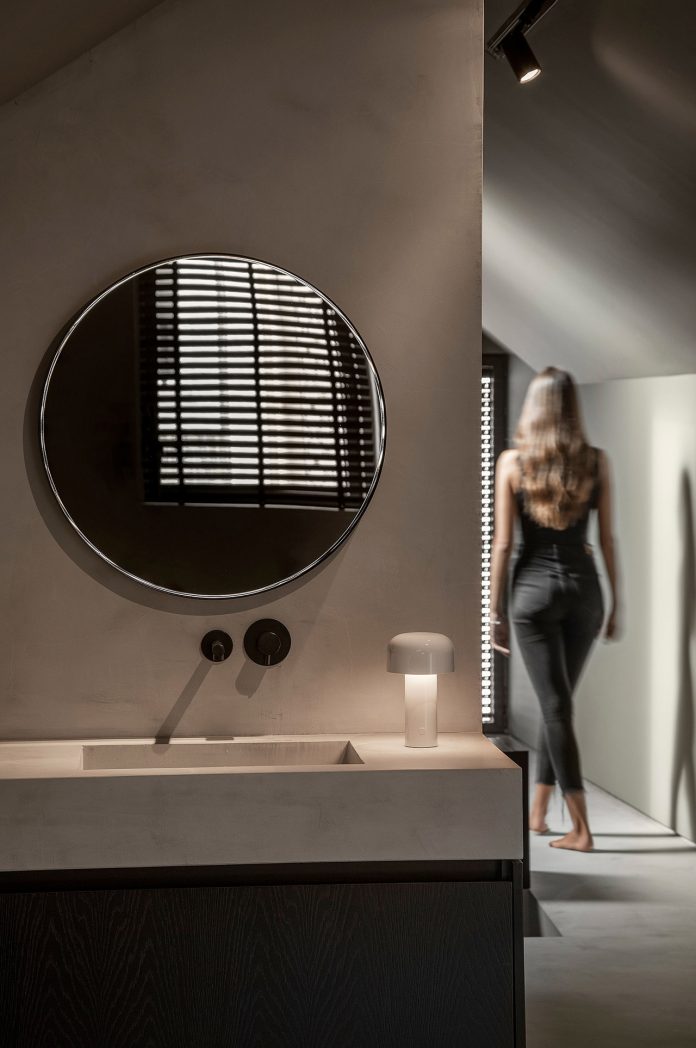 A small house converted into an inhabited work of art.