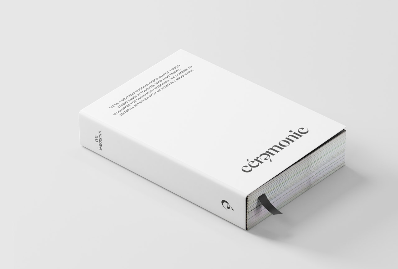 Brand identity design by fagerström for Cérémonie, a Toronto-based wedding photography studio.