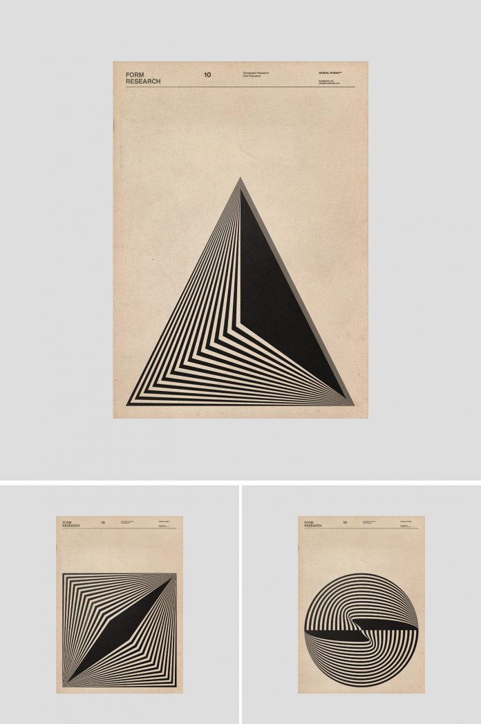 Form research by graphic and type designer Fatih Hardal.