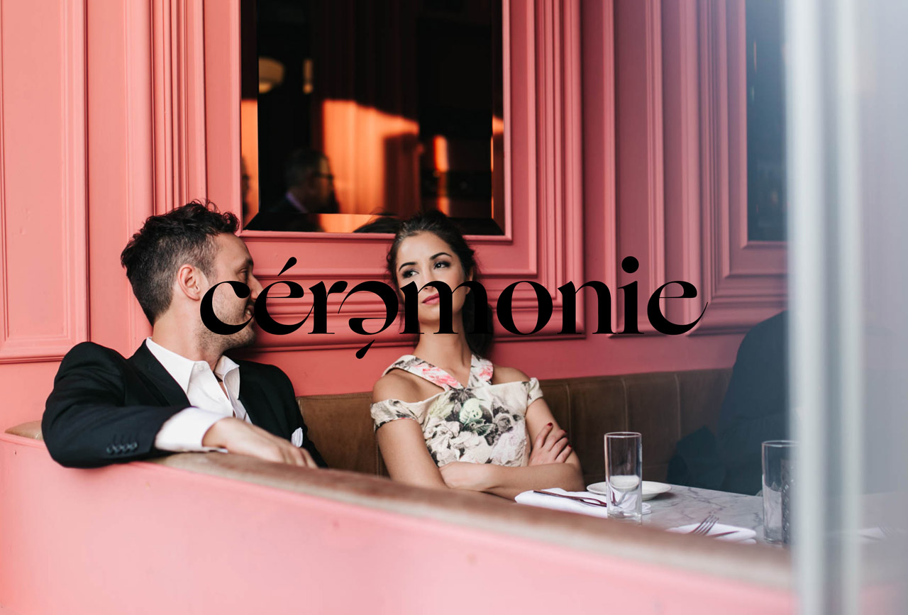 Brand identity design by fagerström for Cérémonie, a Toronto-based wedding photography studio.