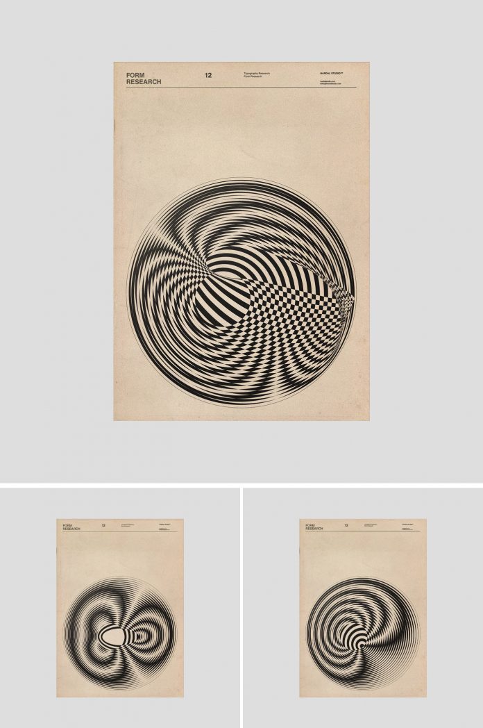 Form research by graphic and type designer Fatih Hardal.