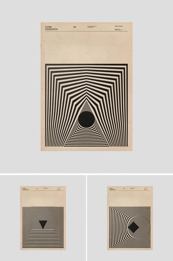 Form research by graphic and type designer Fatih Hardal.
