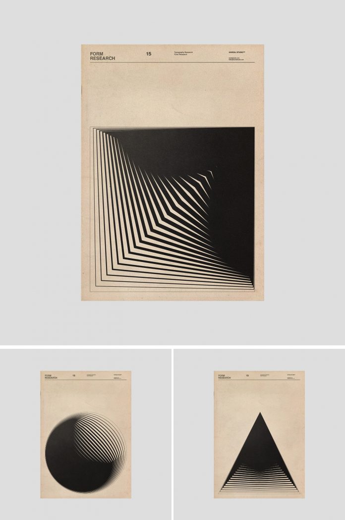 Form research by graphic and type designer Fatih Hardal.