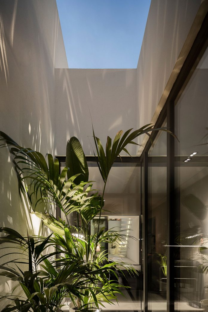 A small house converted into an inhabited work of art.