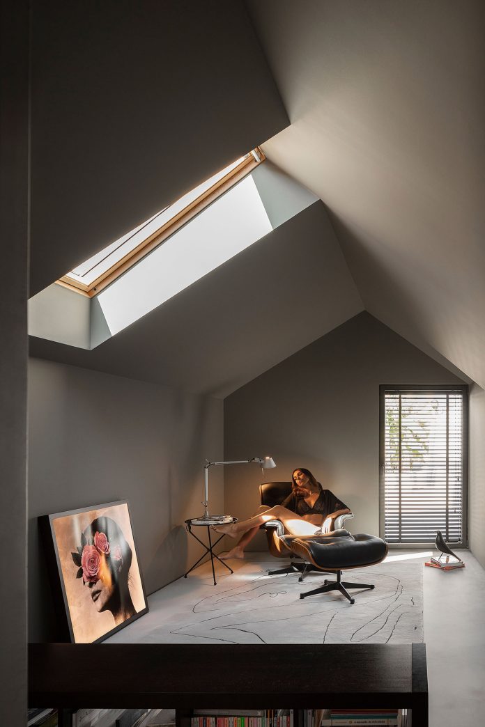 A small house converted into an inhabited work of art.