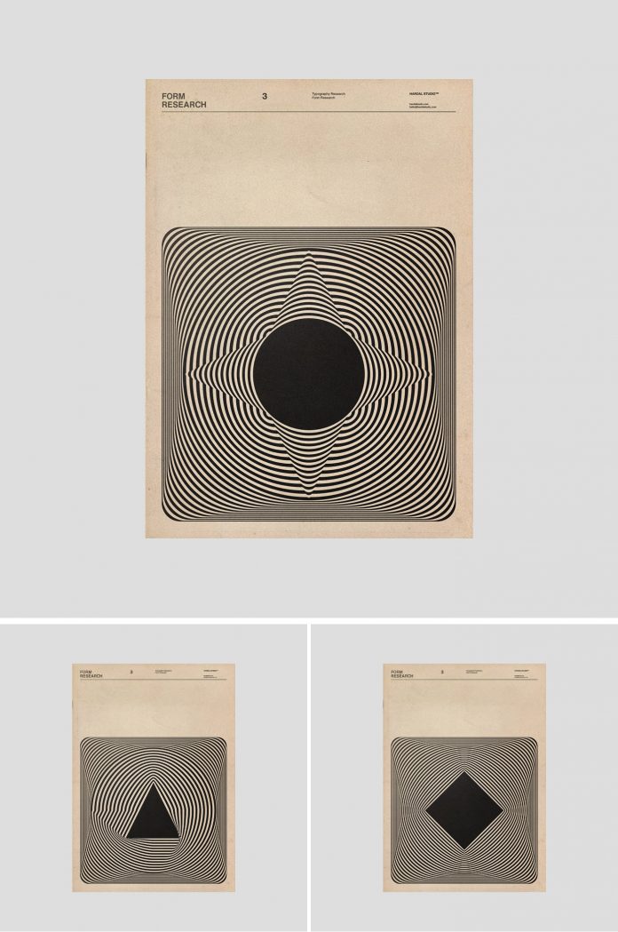 Form research by graphic and type designer Fatih Hardal.