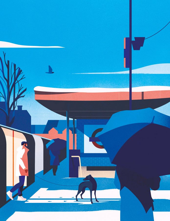 London illustrations by Charlie Davis.