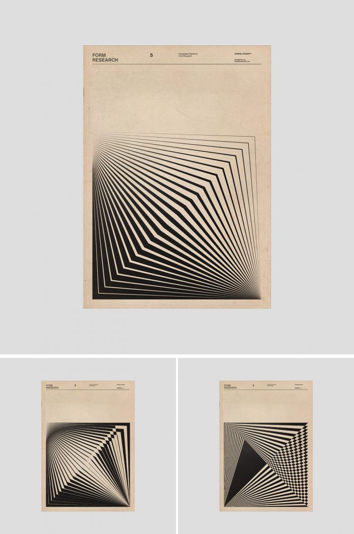 Form research by graphic and type designer Fatih Hardal.