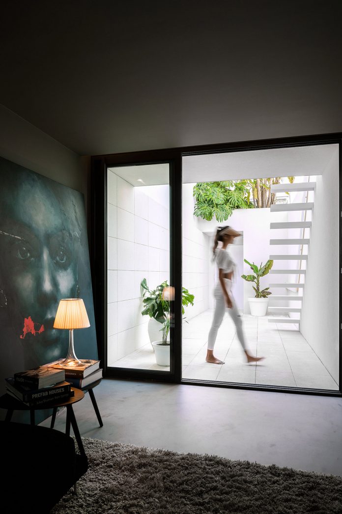 A small house converted into an inhabited work of art.