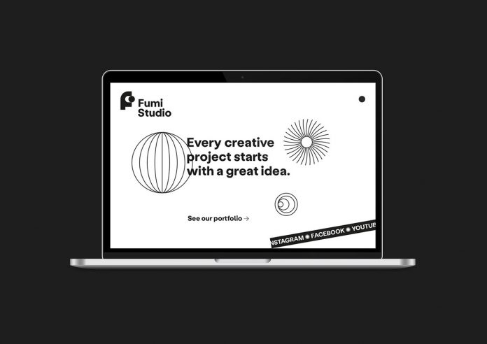 Graphic design and branding by bisoñ studio for Fumi Studio.