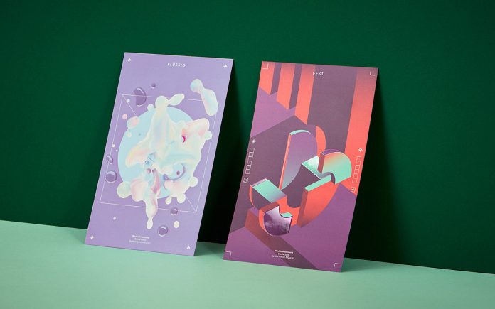 Mediadruckwerk sample box by interdisciplinary graphic design studio EIGA.