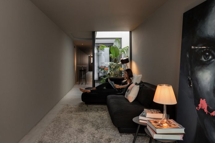 A small house converted into an inhabited work of art.