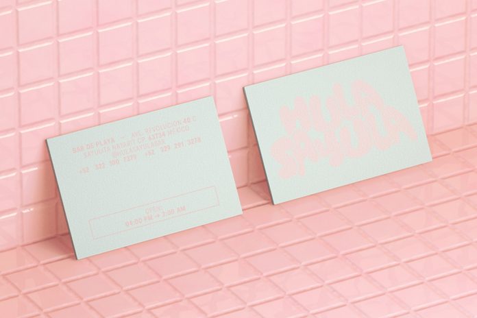 Branding by graphic design studio Futura for Hula Sayula, a beach bar in the village of Sayulita, Mexico.