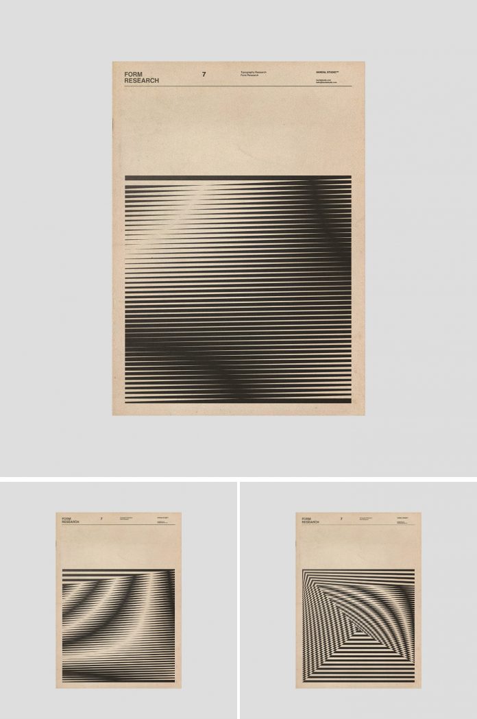 Form research by graphic and type designer Fatih Hardal.