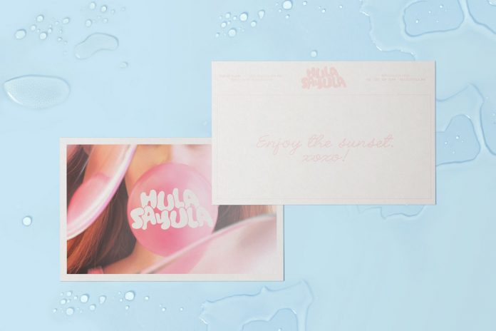Branding by graphic design studio Futura for Hula Sayula, a beach bar in the village of Sayulita, Mexico.