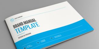 A brand manual and style guide template for Adobe InDesign.
