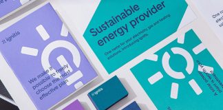 Communication design, branding, and stationery design by Andstudio for Ignitis.