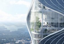 New Pingshan Eye in Shenzhen, China designed by architecture studio RMJM Shenzhen.
