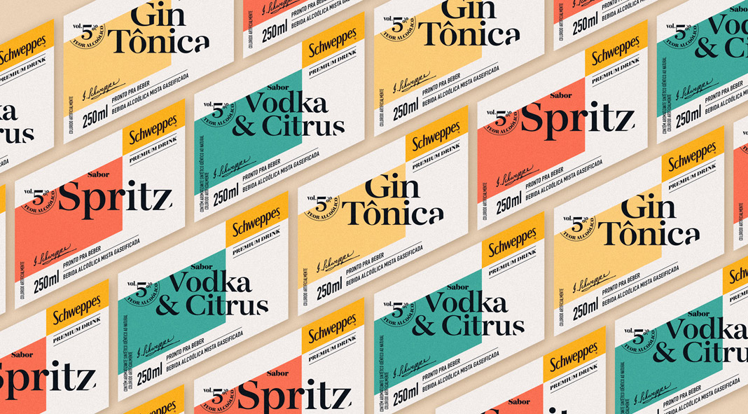 Schweppes Premium Drinks — branding case study by Pharus Design. Schweppes Premium Drinks — branding case study by Pharus Design.