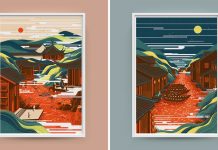 The Study of Ancient Towns in China illustrated by Yukai Du.