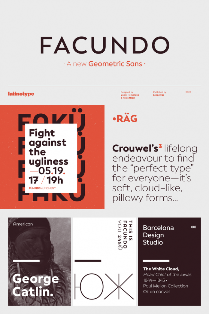 Facundo font family by Latinotype.