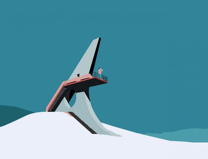 Soviet Modernist Architecture in Armenia Series illustrated by Nvard Yerkanian.