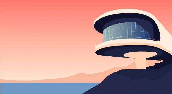 Soviet Modernist Architecture in Armenia Series illustrated by Nvard Yerkanian.