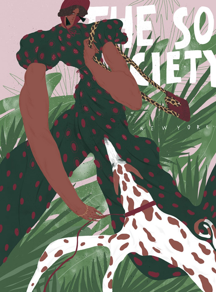 Expressive fashion illustrations and animations by Ariadna Sysoeva.