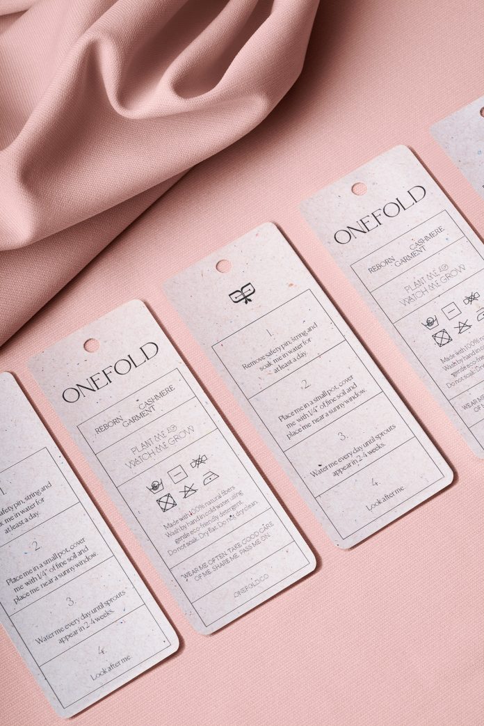 Onefold branding by graphic design studio Futura.