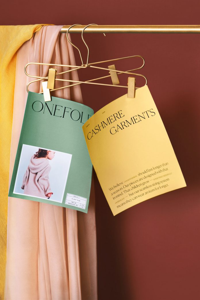 Onefold branding by graphic design studio Futura.
