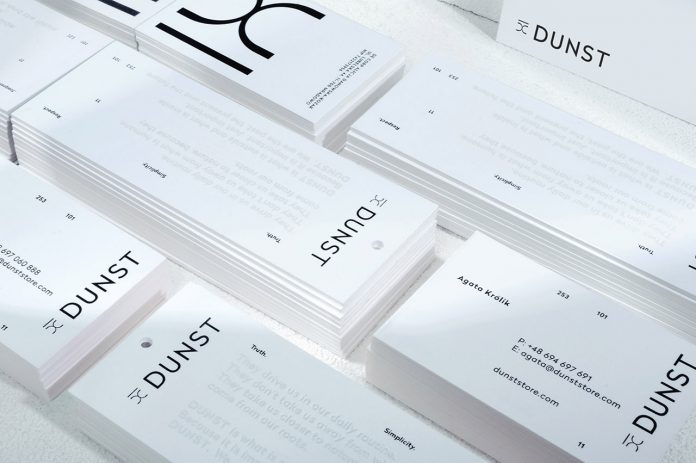 Dunst fashion branding by Konrad Sybilski.