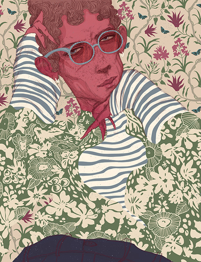 Expressive fashion illustrations and animations by Ariadna Sysoeva.