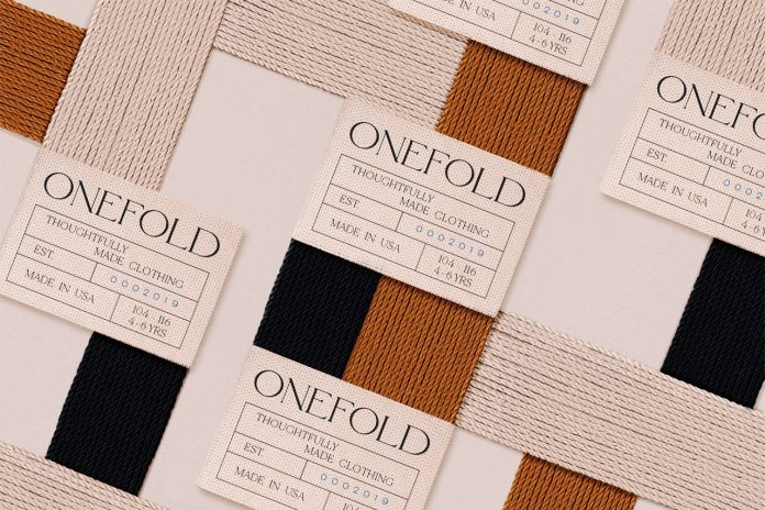 Onefold branding by graphic design studio Futura.