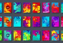 Colorful abstract liquid backgrounds and fluid marble texture available as vector graphics.