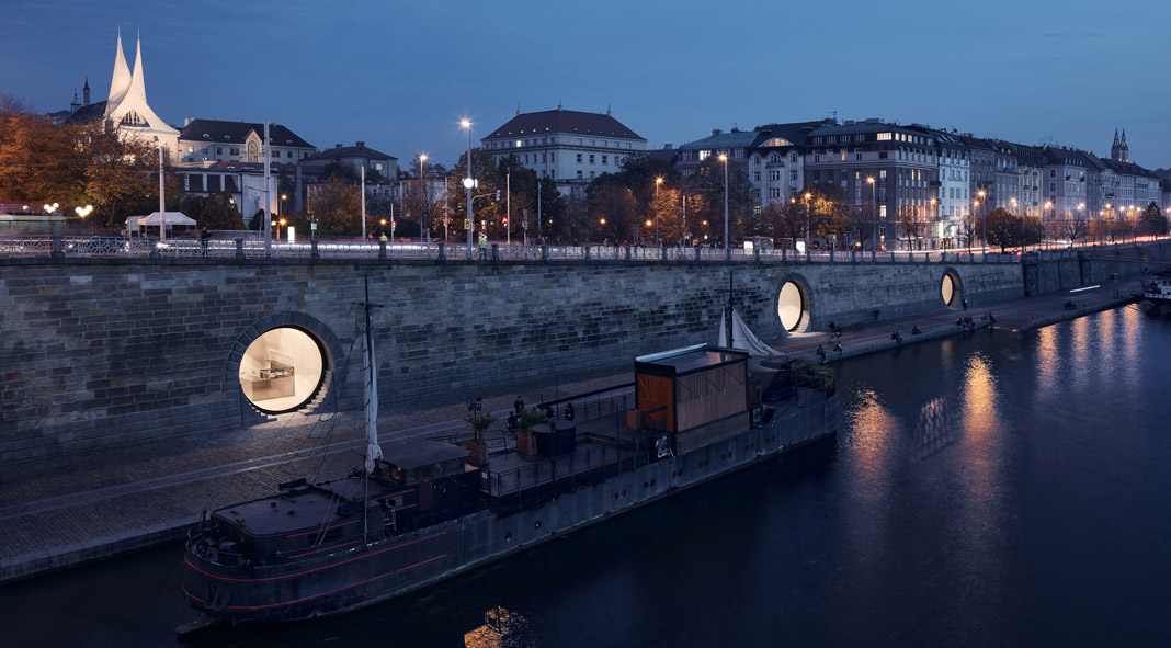 A revitalization of the Prague riverfront area by Petr Janda I Brainwork. A revitalization of the Prague riverfront area by Petr Janda I Brainwork.