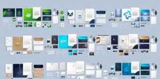 Stationery and branding mockups based on fully editable vector graphics.