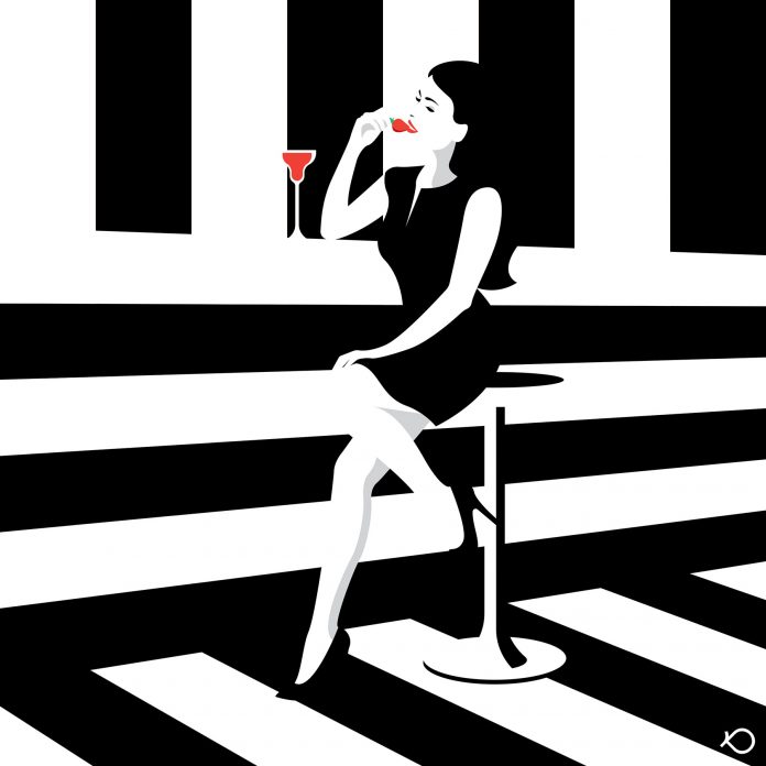 Strawberry Bar - Illustration by Kostis Pavlou