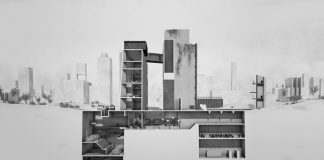 Utopia, an animated short film by studio Optical Arts using a cross-section view.