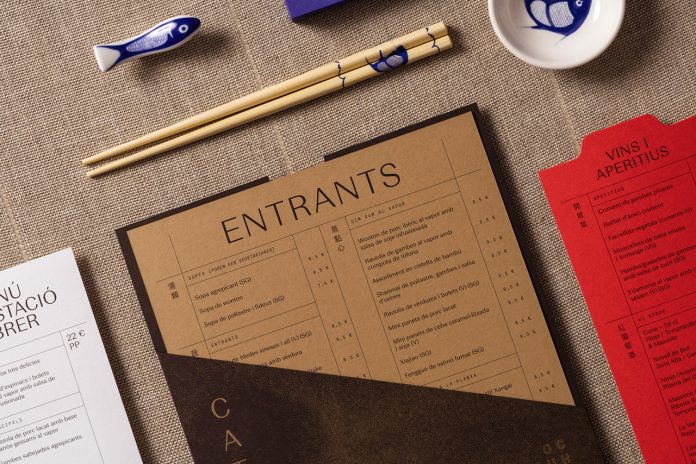 Art direction and graphic design by Guud Studio for the restaurant Out of China.