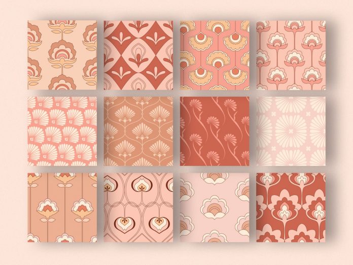 Vintage patterns set.