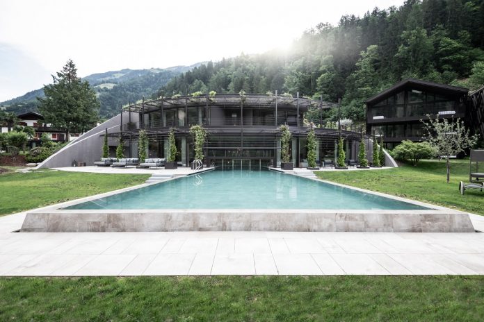 Architecture and interior design by noa for Apfelhotel Torgglerhof.