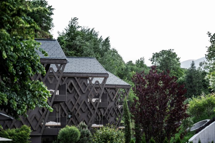 Architecture and interior design by noa for Apfelhotel Torgglerhof.