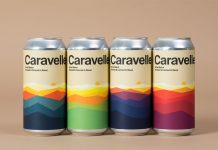 Caravelle beer labeling by graphic design studio Hey.